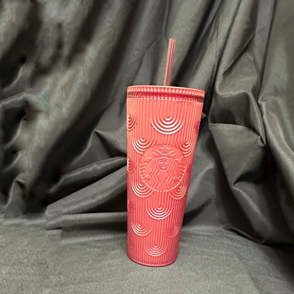 Starbucks Pink Mermaid Tumbler with Straw